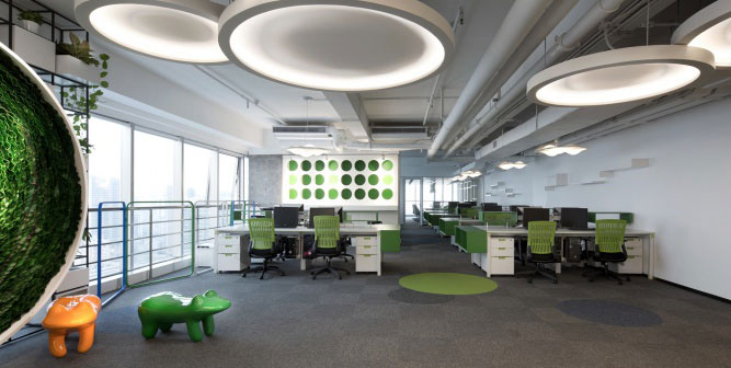 杭州服飾有限公司運(yùn)營中心辦公區(qū)域設(shè)計(jì)