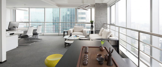 杭州服飾有限公司運(yùn)營中心董事長辦公室設(shè)計(jì)