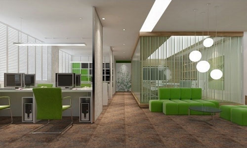 現(xiàn)代簡約辦公室室內配飾