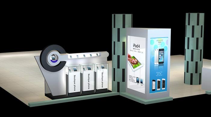 2016年最新、最熱手機店柜臺裝修設(shè)計案例效果圖