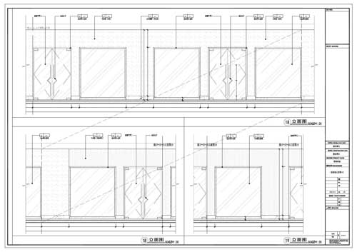 商場(chǎng)深化設(shè)計(jì)施工圖一層立面圖18-19