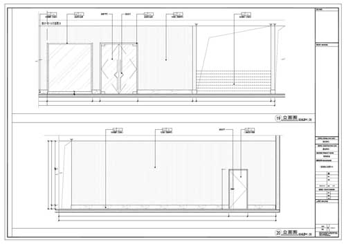 商場(chǎng)深化設(shè)計(jì)施工圖一層立面圖19-20