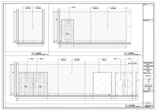 商場(chǎng)深化設(shè)計(jì)施工圖一層立面圖25-26