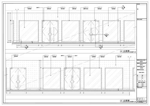 商場(chǎng)深化設(shè)計(jì)施工圖一層立面圖01