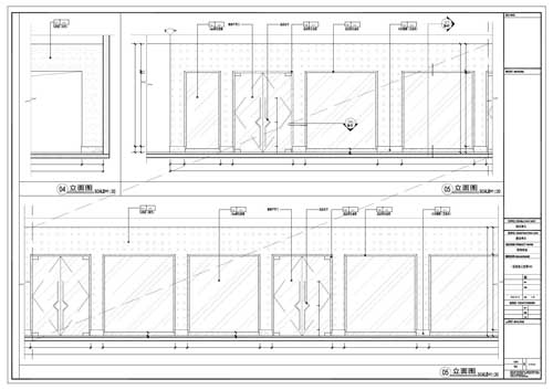 商場(chǎng)深化設(shè)計(jì)施工圖一層立面圖04-05