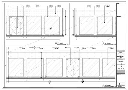 商場(chǎng)深化設(shè)計(jì)施工圖一層立面圖05-06