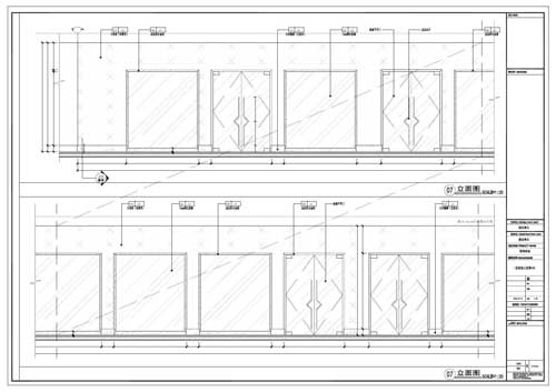 商場(chǎng)深化設(shè)計(jì)施工圖一層立面圖07