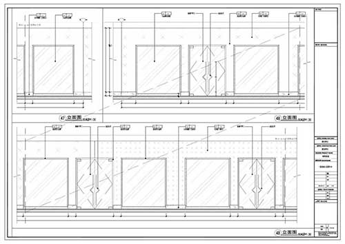商場(chǎng)深化設(shè)計(jì)施工圖一層立面圖48