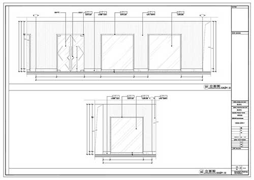 商場(chǎng)深化設(shè)計(jì)施工圖一層立面圖59-60