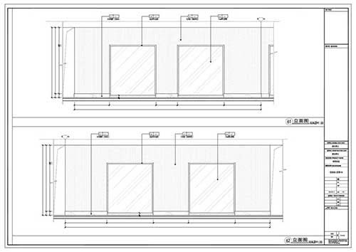 商場(chǎng)深化設(shè)計(jì)施工圖一層立面圖61-62