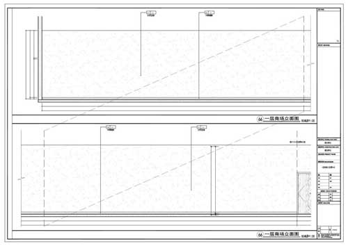 商場(chǎng)深化設(shè)計(jì)施工圖一層立面圖66