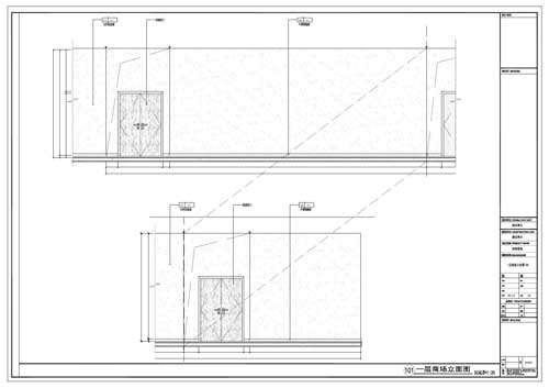 商場(chǎng)深化設(shè)計(jì)施工圖一層立面圖101