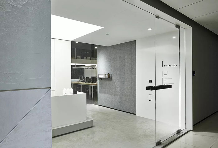 長(zhǎng)方形辦公室進(jìn)門區(qū)裝修效果圖