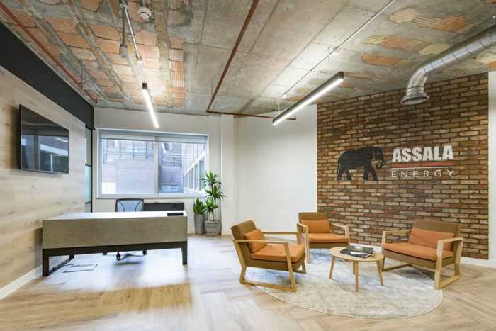 能源公司辦公室進(jìn)門區(qū)裝修設(shè)計效果圖