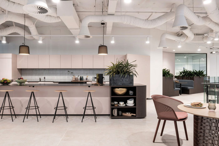 5000平方辦公室茶水間裝修設(shè)計效果圖