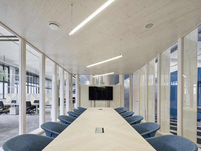 廠區(qū)辦公室會議區(qū)裝修設計效果圖