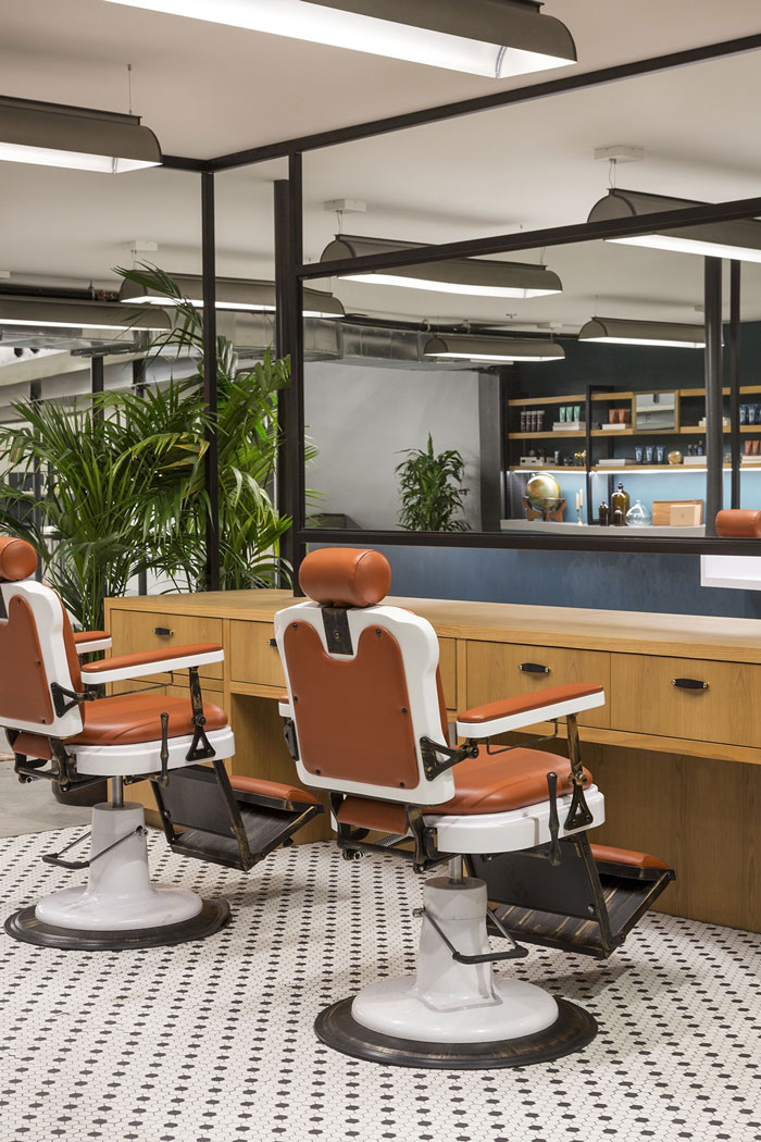 4000平方辦公室理發(fā)室裝修設計效果圖