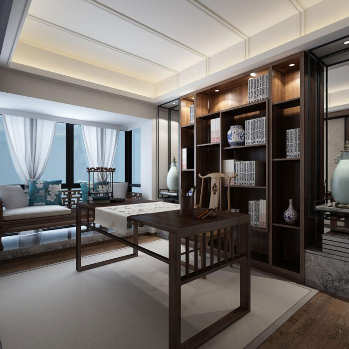 杭州蕭山總經(jīng)理辦公室裝修設計效果圖