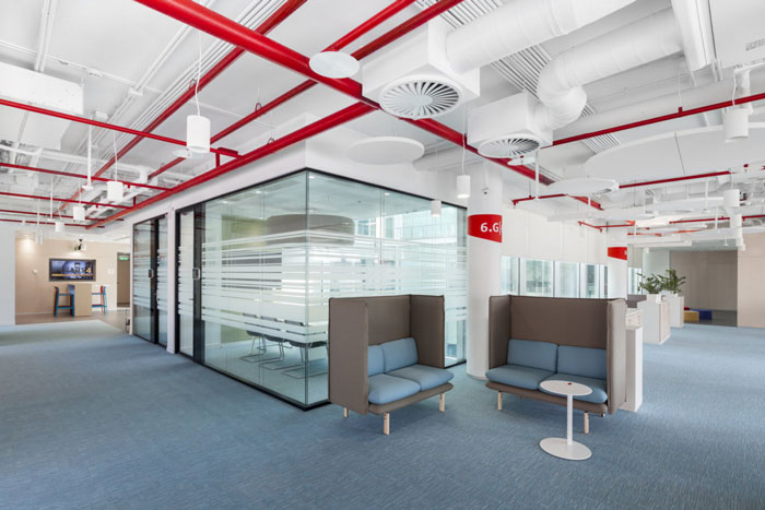 環(huán)保辦公室過(guò)道裝修設(shè)計(jì)效果圖