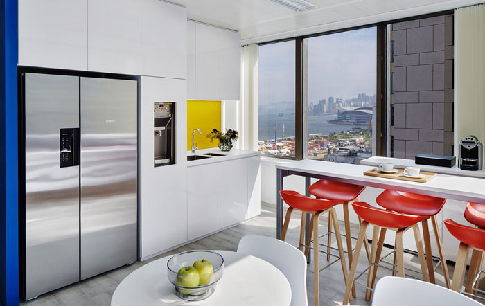 金融理財(cái)公司辦公室茶水間裝修設(shè)計(jì)效果圖