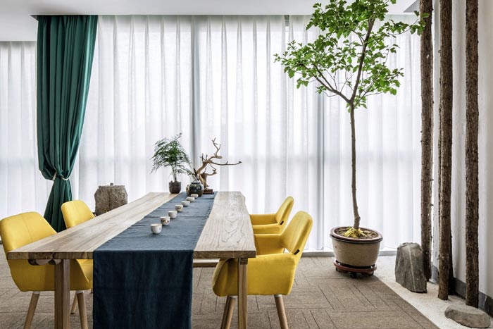 環(huán)保總經(jīng)理辦公室品茶區(qū)裝修設(shè)計效果圖