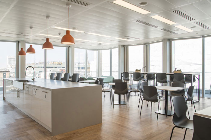 互聯(lián)網(wǎng)金融公司辦公室茶水間裝修設計效果圖