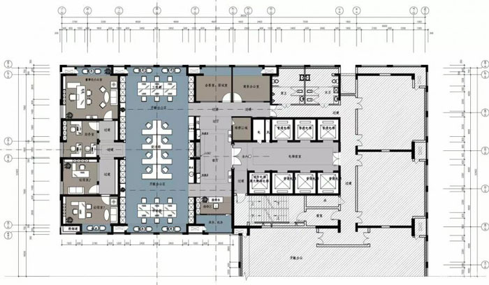辦公室簡單裝修設(shè)計平面圖