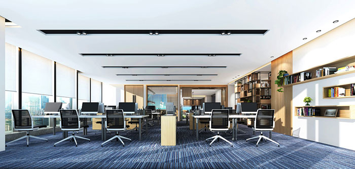 新中式辦公會所辦公區(qū)設(shè)計方案