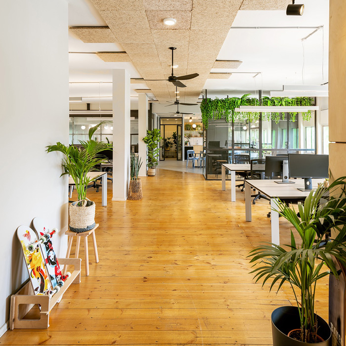 網絡公司辦公室辦公區(qū)裝修設計效果圖