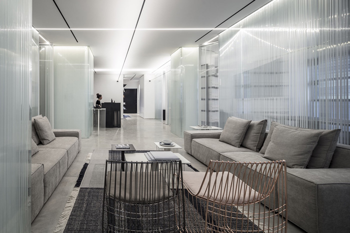 物業(yè)公司辦公室進(jìn)門區(qū)裝修設(shè)計效果圖