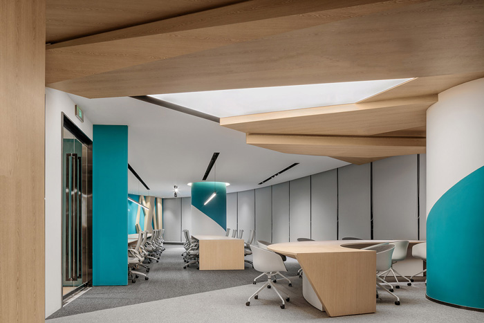 寫字樓辦公室辦公區(qū)裝修設計效果圖