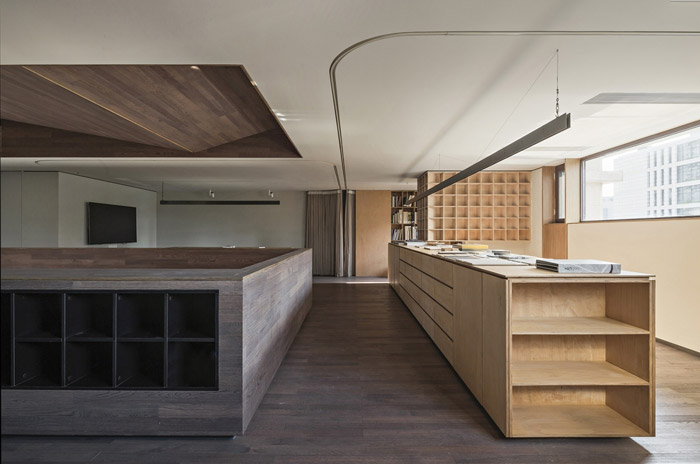 顧問公司辦公室材料區(qū)裝修設計效果圖